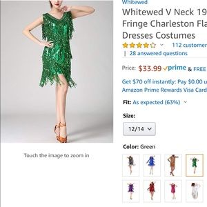 Green Flapper Dress